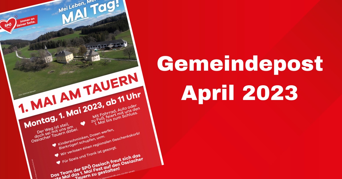 Gemeindepost April 2023