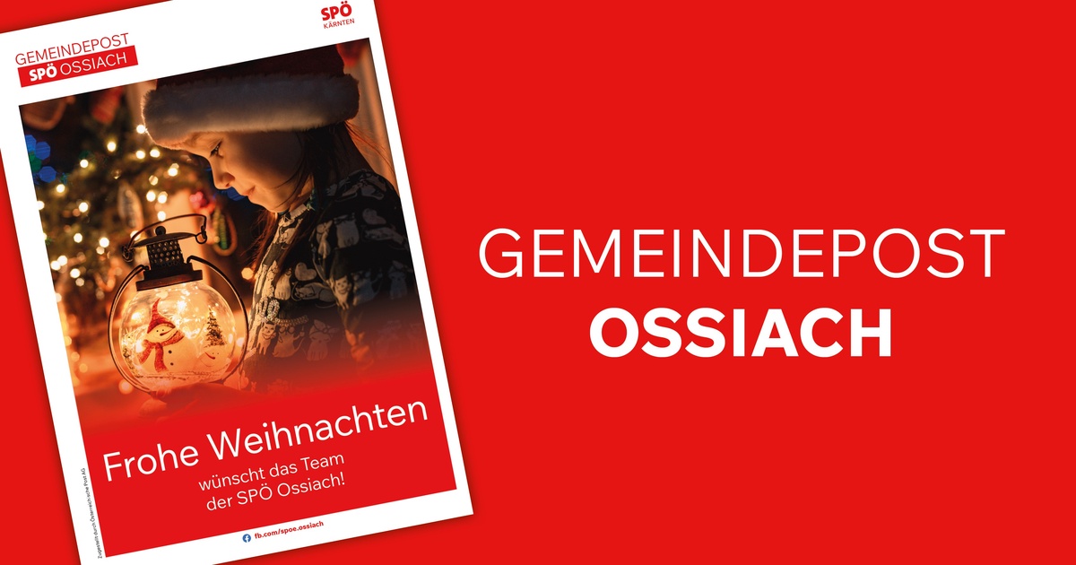 Gemeindepost Ossiach &ndash; Dezember 2025